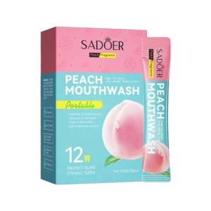 Peach mouthwash flavor sador for houa mouth